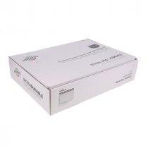 Premto A4+ Extra Durable Double Pocket Mesh Storage Wallet - Clear Pearl