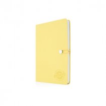 Premto Pastel A5 192pg PU Hardcover Notebook - Primrose