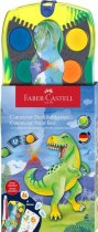 Faber-Castell 125036 Dino Connector Watercolour Box with 12 Colours