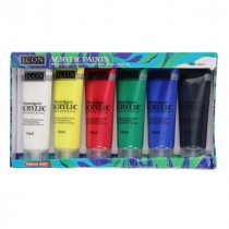 Icon Set 6x75ml Acrylic Paints - Bright