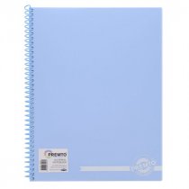 Premto Pastel A4 160pg PP Spiral Notebook - Asst