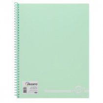 Premto Pastel A4 160pg PP Spiral Notebook - Asst