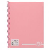Premto Pastel A4 160pg PP Spiral Notebook - Asst
