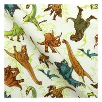 Natural History Museum Dinosaur Fat Quarters 4 Pack