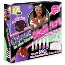 Glow in the dark nail art