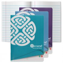 Ormond Pkt.3 A4 160pg Durable Cover Manuscript Book - Asst