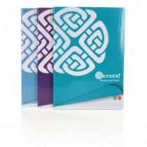 Ormond Pkt.3 A4 160pg Durable Cover Manuscript Book - Asst