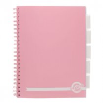 Premto Pastel A4 200pg 5 Subject Project Book-assorted colours