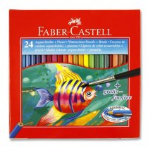 Faber Castell Pkt.24 Water Soluble Colouring Pencils