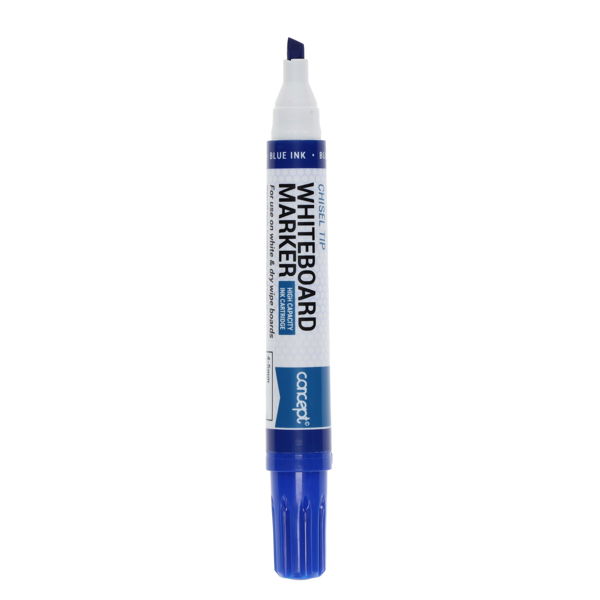 Concept Whiteboard Chisel Tip Marker - Blue