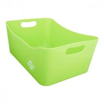 Large Storage Basket - Caterpillar Green