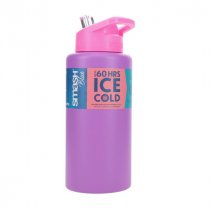 Smash 1ltr Stainless Steel Bottle - Lilac