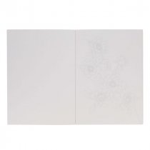 Icon A4 12 Sheets 300gsm Pre-Drawn Watercolour Paper Pad - Florals