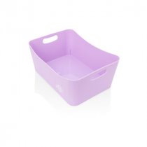 Premto Pastel Large Storage Basket - Wild Orchid