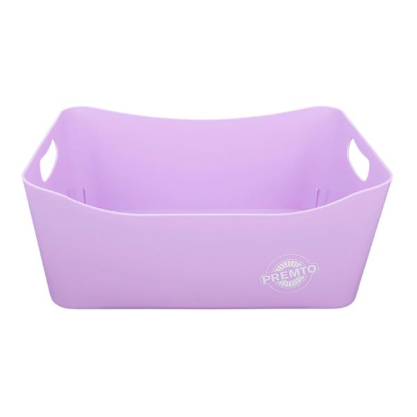 Premto Pastel Large Storage Basket - Wild Orchid
