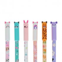 Erasable Animal Gel Pens - Asst CDU