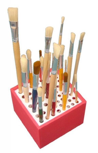 Brush Holder - Plastic (Holds up to 64 Brushes)
