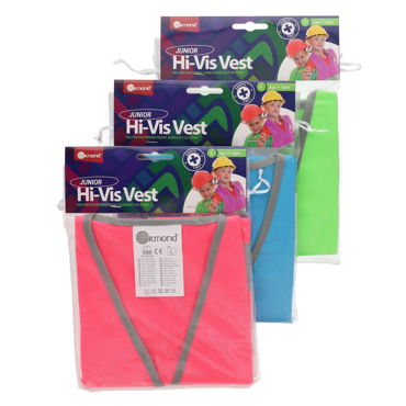 Junior Hi-Vis Vest Size L - 3 Assorted colours
