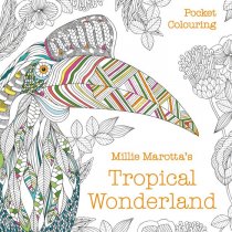 Tropical Wonderland Pocket Colouring Book