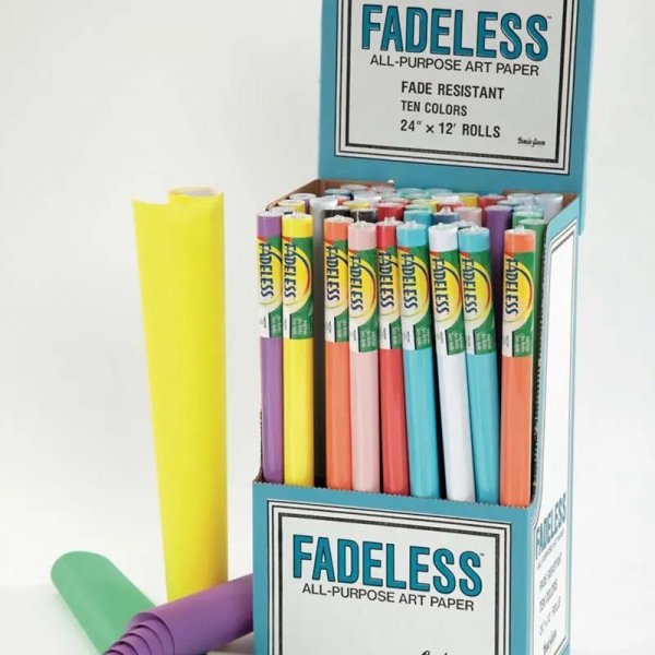 Fadeless Standard paper rolls Asst. 2ft x 12ft