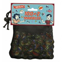 Marbles in net bag 100+2