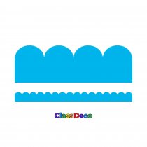 Scalloped Trimmer - ″Vibrance″ Blue (12m)