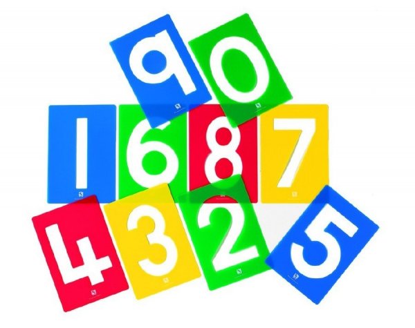 Stencils - Numbers (6)