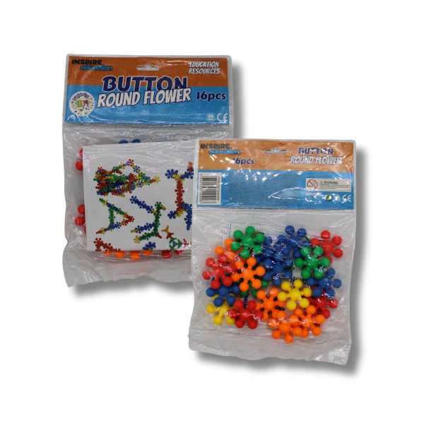 Button Round Flowers- Student Pack