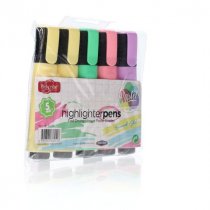 ProScribe Pkt.5 Pastel Highlighter Pens - Asst