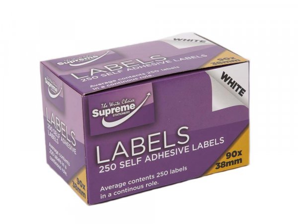 ADDRESS LABEL 250 ROLL 90X38