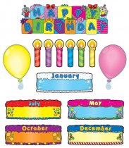 Mini Bulletin Board - Birthday Cakes