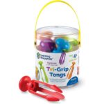 Learning Resources Tri-Grip Tongs assorted colours