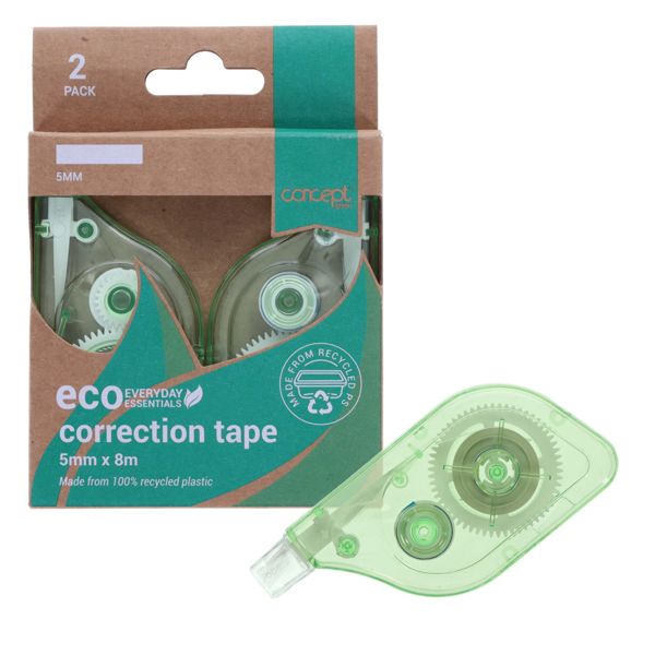Concept Green Pkt.2 Correction Tape 5mmx8m