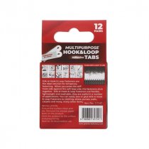 Stik.ie Stik-Ie Pkt.12 Removable Hook & Loop Tabs - 16X48mm