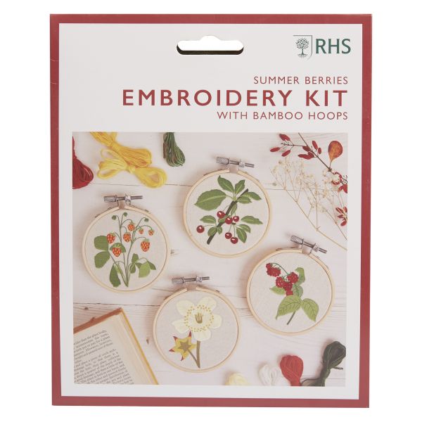 RHS Embroidery Hoop Decoration Kit – Butterfly and Flora