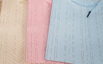 Geometric Gold Stripe Giftbag Medium