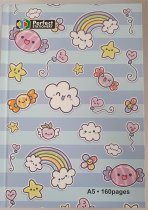 A5 Hardback Notebook- Unicorn/Candy assorted