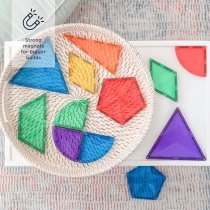 CONNETIX Rainbow Shape Expansion Pack, 36 Pieces