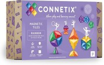 CONNETIX Rainbow Shape Expansion Pack, 36 Pieces