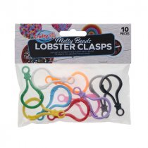 Pkt.10 Melty Beads Lobster Clasps