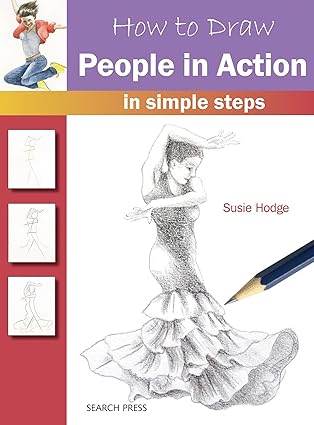 How to Draw PEOPLE IN ACTION in simple steps