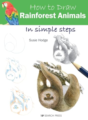 How to Draw RAINFOREST ANIMALS in simple steps