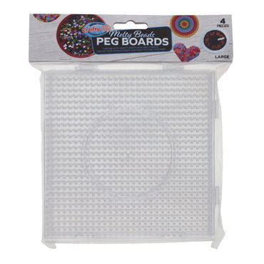 Pkt.4 Melty Beads Peg Boards - Large