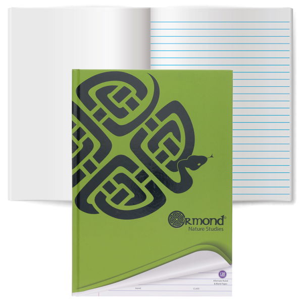 Ormond A4 120pg Hardback Nature Study Book