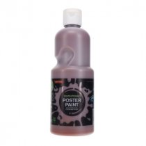 World of Colour Poster Paint 500ml - Burnt Umber