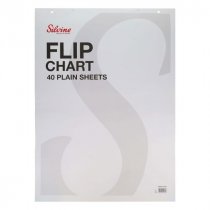 Silvine 40 Sheets Flip Chart - White