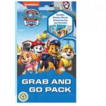 Paw Patrol : Grab And Go Sticker & Crayon Pack