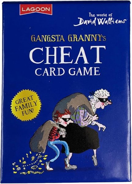 David Walliams Gangsta Granny's Cheat Card Game