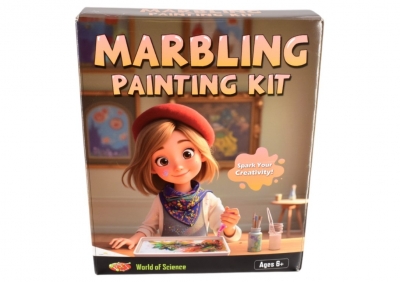 Marbling Painting Kit In Colour Box