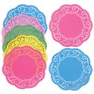 Coloured doilies (120 pack)